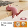 Kawaii Desk Decor, Cat-Shaped Keychain Hook, Creative Bag Storage Holder