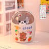 Acrylic Pen Holder Desktop Organizer Cute Office Stationery Cosmetics Storage Box 6