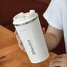 Stainless Steel Thermos Travel Cup Durable Vacuum Insulated Coffee Mug Leak Proof Matte Double Wall 8