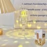 Mini Crystal Table Lamp Color Changing LED Night Light for Bedroom, Dinner, Bar, Party, and Christmas Decorations