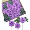 Fake Flowers Roses with Stem for Wedding Bouquets, Party Arrangements & Home Decor