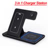 Fast Wireless Charger Stand 3 In 1 For IPhone Airpods Pro Apple Watch IWatch Foldable Charging Stat 6