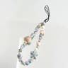 Handmade Mobile Lanyard Jewelry Gift, Star Pearl Beaded Phone Chain Hanging Cord, Summer Phone Charms Strap