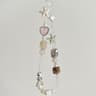 Handmade Mobile Lanyard Jewelry Gift, Star Pearl Beaded Phone Chain Hanging Cord, Summer Phone Charms Strap
