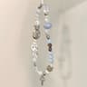 Handmade Mobile Lanyard Jewelry Gift, Star Pearl Beaded Phone Chain Hanging Cord, Summer Phone Charms Strap