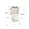 Cute Animal Wall Stickers For Kids SelfAdhesive Giraffe Bear  Elephant Bedroom Decor 9