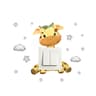Cute Animal Wall Stickers For Kids SelfAdhesive Giraffe Bear  Elephant Bedroom Decor 8