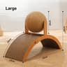 Wooden Cat Scratching Ball 2in1 Sisal Scratch Board WearResistant Grinding Paw Toy For Cats 7