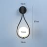Modern Glass Ball Wall Light, Luxury Gold Sconce for Living Room, Bedroom & Aisle, Nordic Wall Mount Indoor Decor Lamp