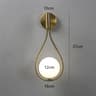 Modern Glass Ball Wall Light, Luxury Gold Sconce for Living Room, Bedroom & Aisle, Nordic Wall Mount Indoor Decor Lamp