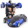 Kids Toys Car One-Button Shape-Shifting Autobot Robot Interactive Puzzle & Collision Fun
