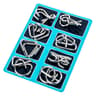 Metal Montessori Puzzle Wire Set 8Piece IQ Brain Teaser For Adults 3