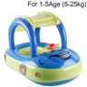 Car Shaped Toddler Pool Float With Steering Wheel  Baby Swim Ring For Kids Summer Water Fun 5