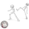 PoseFlex Posable Action Figure Stickman Toy Articulated Robot Mannequin for Creative Play & Display
