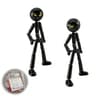 PoseFlex Posable Action Figure Stickman Toy Articulated Robot Mannequin for Creative Play & Display