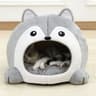 Plush Cat House Sofa Warm Pet Bed Small Dog Cushion Kittens Cave Puppy Tent Mat Soft Basket For Cat 0