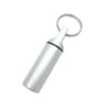 Waterproof Aluminum Pill Box Case With Sealed Storage Flat Head Alloy Cartridge And Keychain Ideal  4