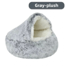 Plush Comforter Shell Cat Nest Autumn Winter Soft Pet Bed Warm Cold Plush Bed For Cats 8