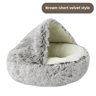 Plush Comforter Shell Cat Nest Autumn Winter Soft Pet Bed Warm Cold Plush Bed For Cats 10