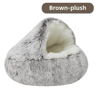 Plush Comforter Shell Cat Nest Autumn Winter Soft Pet Bed Warm Cold Plush Bed For Cats 11