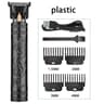 Professional T9 Hair Clipper  Vintage Rechargeable Trimmer  Shaver For Men Dragon Buddha Design 9