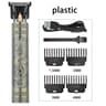 Professional T9 Hair Clipper  Vintage Rechargeable Trimmer  Shaver For Men Dragon Buddha Design 11