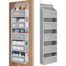 Shelf Hanging Storage Organizer For Behind Door  AntiTilt Design With 5 Large Capacity Pockets Perf 9