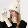 Shop Mens and Womens Outdoor Warm Fleecelined Knitted Hats Coldproof Doublelayer Winter Stock