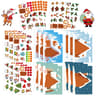 Kids DIY Puzzle Stickers Cartoon Christmas Snowman Party Decor Waterproof Jigsaw Toy Make A Face 7