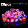 LED Christmas Flashing Ring Light Up Toy Rings Party Light Up Christmas LED Flashing Rings