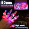 LED Christmas Flashing Ring Light Up Toy Rings Party Light Up Christmas LED Flashing Rings