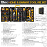Daily Hand Tools Socket Sets For Home Repair HiSpec Car Repair Tool Kit With Socket Wrench Set 7