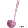 JJYY The 2 in 1 Kitchen Spoon Spoon Long handle Plastic Colander Filter Tableware Hot Pot Spoon