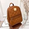 Floral Embroidered Backpack for Women Cute PU Leather Daypack