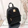 Floral Embroidered Backpack for Women Cute PU Leather Daypack