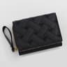 Elegant Embroidered Mini Wallet For Women Compact Zipper Card Holder With Coin Pocket 1