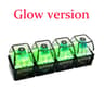 LED Keyboard Fidget Toy Stress Relief Keychain 4