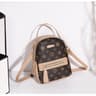 Floral PU Mini Backpack For Women Cute Student School Bag 7