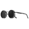 Adjustable Tint Polarized Round Sunglasses With Protection 0