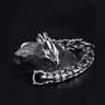 Viking Dragon Bracelet For Men Vintage Punk Hip Hop Bangle 7