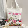Hello Kitty Tote Bag Large Capacity Canvas Shoulder Bag For Girls 9