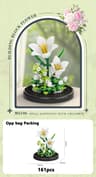 Eternal Flower Bouquet Bonsai Potted Plant Building Blocks Model Creative Puzzle Decoration for Home, Kids, and Gift