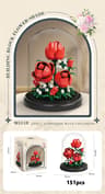 Eternal Flower Bouquet Bonsai Potted Plant Building Blocks Model Creative Puzzle Decoration for Home, Kids, and Gift