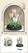 Eternal Flower Bouquet Bonsai Potted Plant Building Blocks Model Creative Puzzle Decoration for Home, Kids, and Gift