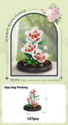 Eternal Flower Bouquet Bonsai Potted Plant Building Blocks Model Creative Puzzle Decoration for Home, Kids, and Gift