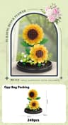 Eternal Flower Bouquet Bonsai Potted Plant Building Blocks Model Creative Puzzle Decoration for Home, Kids, and Gift