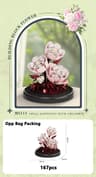 Eternal Flower Bouquet Bonsai Potted Plant Building Blocks Model Creative Puzzle Decoration for Home, Kids, and Gift