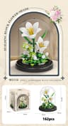Eternal Flower Bouquet Bonsai Potted Plant Building Blocks Model Creative Puzzle Decoration for Home, Kids, and Gift