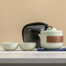 Travel Tea Set Small Gift Portable Kuaike Cup One Pot Two Cups Business Event Souvenir