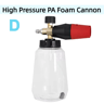 Premium Adjustable Foam Cannon For Pressure Washer Snow Foam Lance Car Wash Foam Gun Kit 3